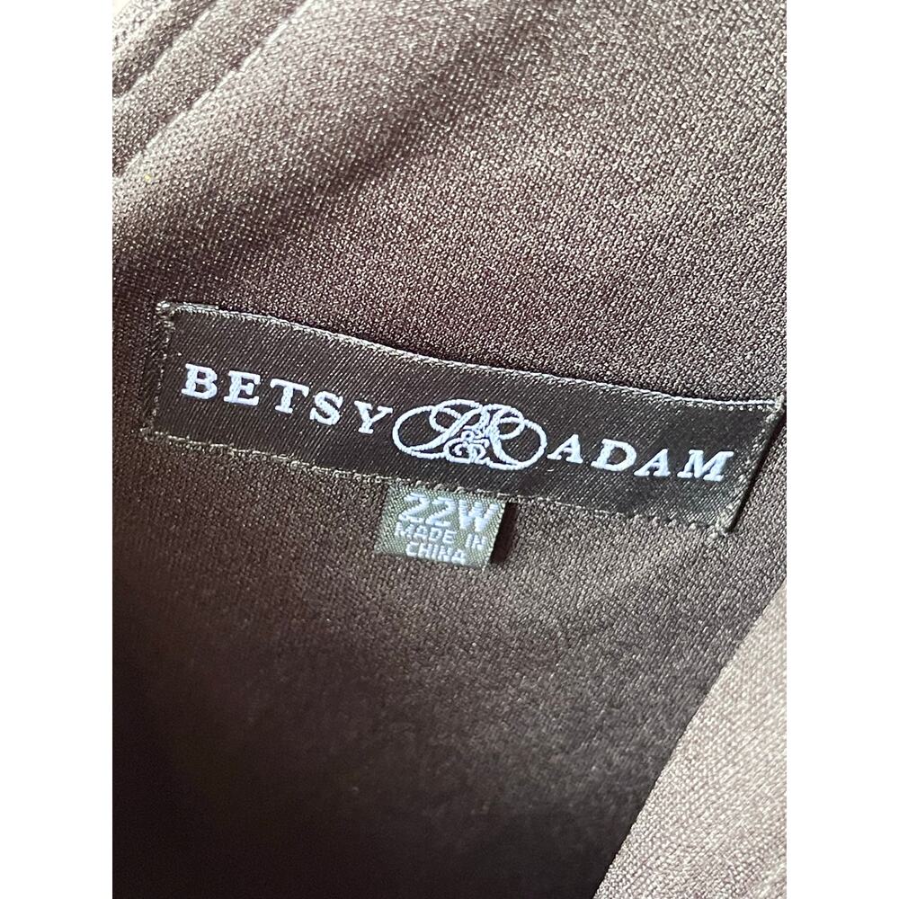 Betsy & Adam Bandage Detail Black Sheath Bodycon Dress NWT 22W - Picture 5 of 11
